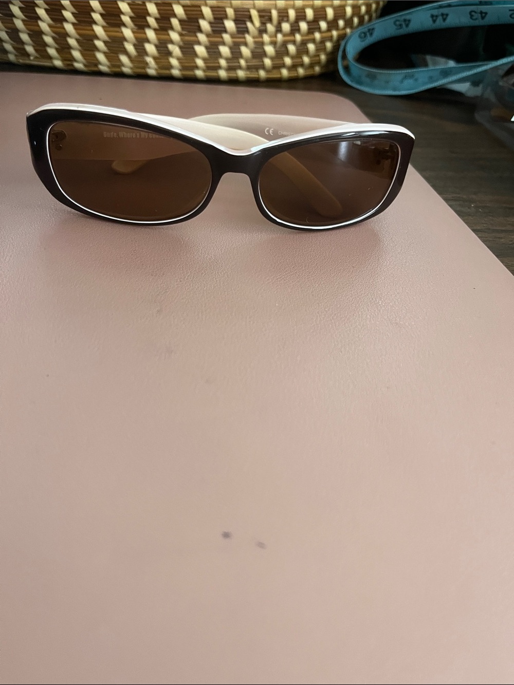 Juicy Couture Vintage 57016 Black/Pink Sunglasses With Tinted Lens